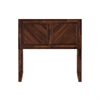 Pemberly Row Canyon Twin Wood Headboard in Barnwood