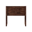 Pemberly Row Canyon Twin Wood Headboard in Barnwood