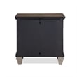 Pemberly Row 2-Drawer Solid Wood Nightstand in Vintage Cream