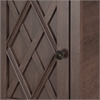 Pemberly Row Classic Charging End Table with USB Ports & Storage - Brown