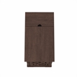 Pemberly Row Classic Charging End Table with USB Ports & Storage - Brown