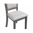 Pemberly Row Modern Solid Wood Dining Chairs in Gray (Set of 2)