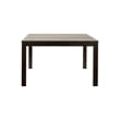 Pemberly Row Wood Counter Height Kitchen Dining Table and Four Chairs Black