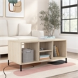 Pemberly Row Coffee Table with Shelves in Natural Elm - Engineered Wood