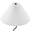 Pemberly Row Modern / Contemporary Wave Squiggle Table Lamp in Black