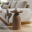 Pemberly Row Modern / Contemporary Wood Side Table in Walnut