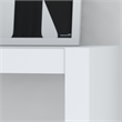 Pemberly Row 56W Craft Table in Pure White - Engineered Wood