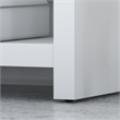 Pemberly Row 56W Craft Table in Pure White - Engineered Wood