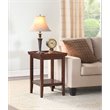 Pemberly Row Modern / Contemporary End Table in Espresso Wood Finish