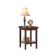 Pemberly Row Modern / Contemporary End Table in Espresso Wood Finish