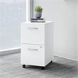 Pemberly Row 2 Drawer Mobile File Cabinet in Pure White - Engineered Wood