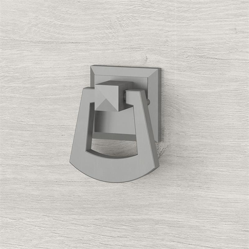 Pemberly Row Engineered Wood Bathroom Medicine Cabinet with Mirror - Linen White