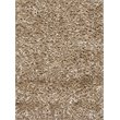 Pemberly Row Contemporary Contemporary 5' x 7' Solid Tan/Ivory Tufted Area Rug