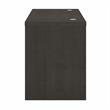 Pemberly Row 60W Credenza Desk in Charcoal Maple - Engineered Wood