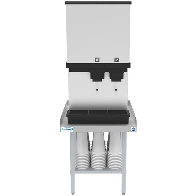 Pemberly Row 30x24 Heavy Duty 16-Gauge Stainless Steel Equipment Stand in Silver