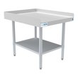 Pemberly Row 30x24 Heavy Duty 16-Gauge Stainless Steel Equipment Stand in Silver