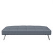 Pemberly Row Convertible Sofa in Light Gray Fabric Upholstery