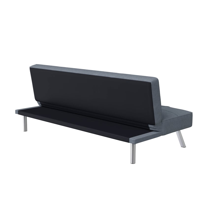 Pemberly Row Convertible Sofa in Light Gray Fabric Upholstery