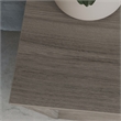 Pemberly Row Modern Engineered Wood 2-Shelf Bookcase in Elm/Brown