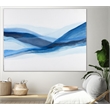 Pemberly Row Contemporary 72x54 Baleine Art Canvas Print in White