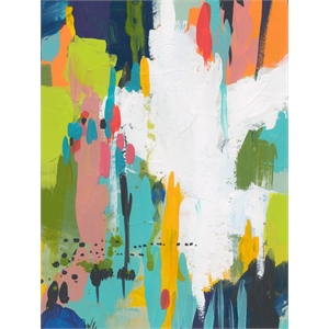 Pemberly Row 72x54 Summer Field Art Canvas Print in Multi-Color