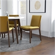 Pemberly Row Wood White Top Round Dining Room&Kitchen Table and 4 Chair Set