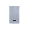 Pemberly Row Full Solid Wood Modern Murphy Bed Chest with Mattress in Driftwood