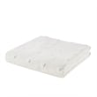 Pemberly Row Modern Cotton Jacquard Duvet Cover Set in Ivory