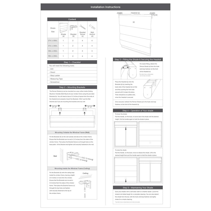 Pemberly Row Basketweave Room Darkening Cordless Roman Shade in Blue