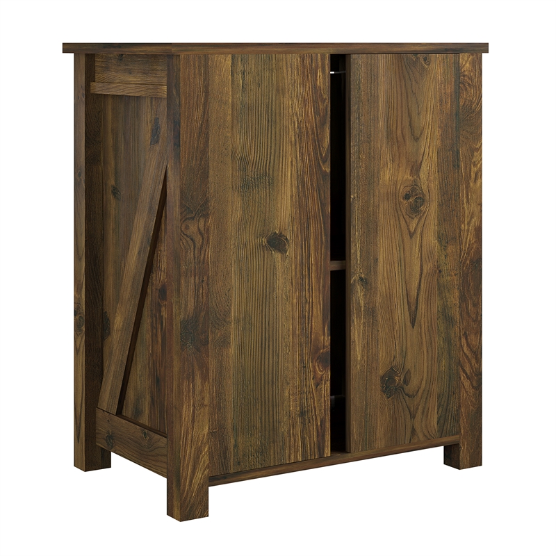 Pemberly Row 10/20 Gallon Aquarium/Terrarium Stand in Rustic