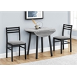 Pemberly Row 3Pc Small Gray Dining Table Set - 35