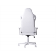 Pemberly Row Modern Sport Velvet Fabric Gaming Chair in White