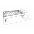 Pemberly Row Wood Daybed with Trundle in Weathered White with Mattresses