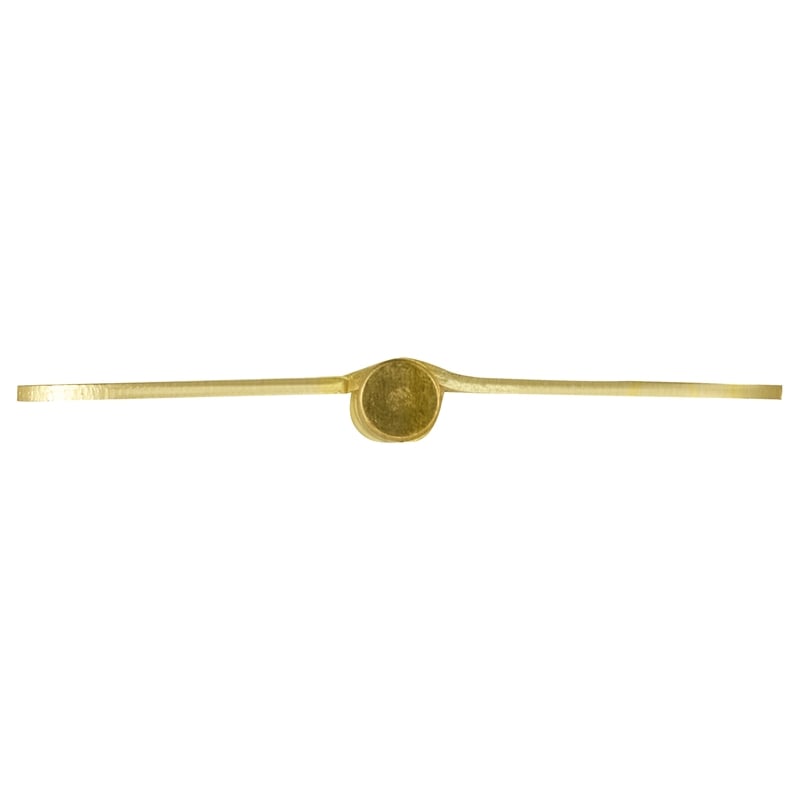 Pemberly Row Stainless Steel Door Hinge in Brass 4 Inch 5/8 Inch Radius 12 Pack