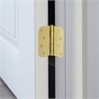 Pemberly Row Stainless Steel Door Hinge in Brass 4 Inch 5/8 Inch Radius 12 Pack