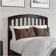 Pemberly Row Quincy Twin XL Wood Low Profile Platform Bed in Espresso