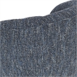 Pemberly Row Polyester Fabric 360-Degree Swivel Accent Chair Blue