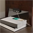 Pemberly Row Queen Wood Murphy Bed Chest w/ Mattress & Built-in Charger - Walnut