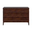 Pemberly Row Queen Wood Murphy Bed Chest w/ Mattress & Built-in Charger - Walnut