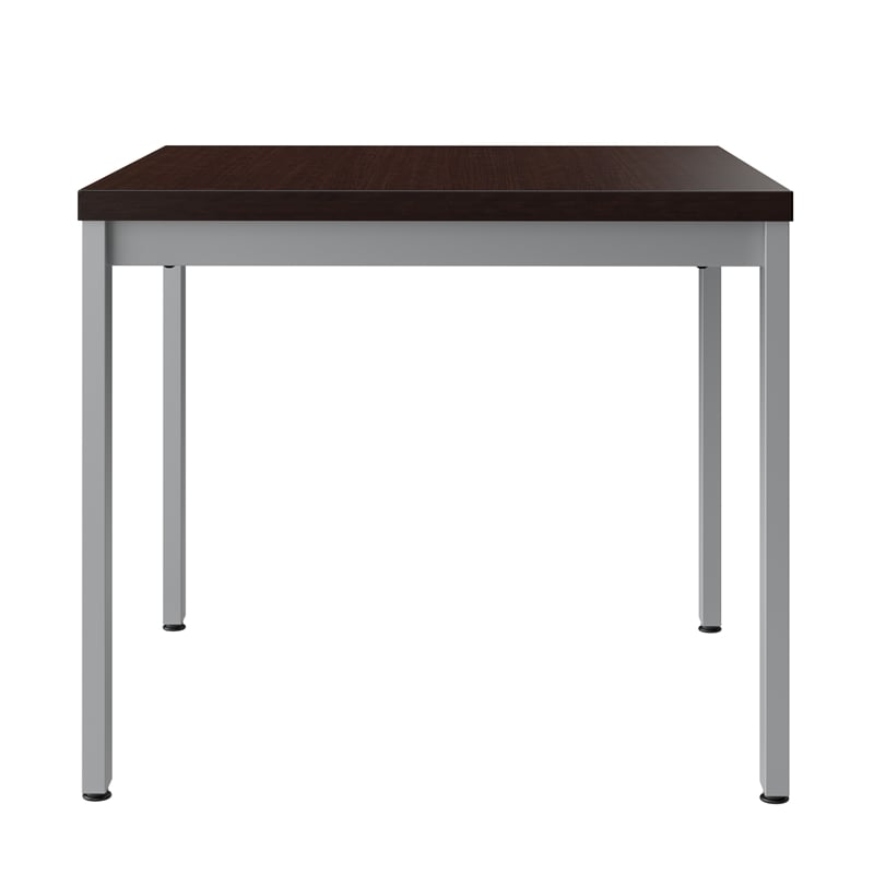 Pemberly Row Waiting Room End Table in Mocha Cherry - Engineered Wood