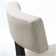 Pemberly Row Dining Chairs - Set of 2 in Heathered Weave Ivory Black