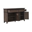 Pemberly Row Modern / Contemporary Wood Buffet in Saddle Brown