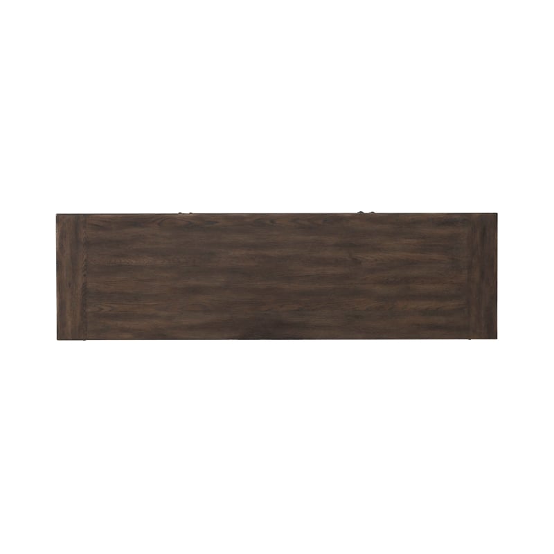 Pemberly Row Modern / Contemporary Wood Buffet in Saddle Brown