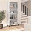 Pemberly Row Contemporary 4 Shelf Bookcase - Engineered Wood