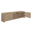 Pemberly Row Modern Wood TV Console for TVs up to 82