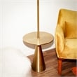 Pemberly Row Modern / Contemporary Luminary Metal Brass Floor Lamp
