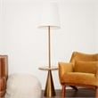 Pemberly Row Modern / Contemporary Luminary Metal Brass Floor Lamp