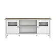 Pemberly Row 60W TV Stand with Doors and Shelves - Engineered Wood