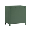 Pemberly Row Modern 3-drawer Vintage Green Painted Wood Nightstand