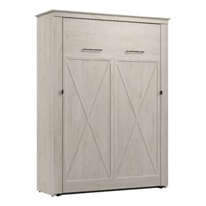 Pemberly Row 63&quotW Full Murphy Bed - Engineered Wood in White